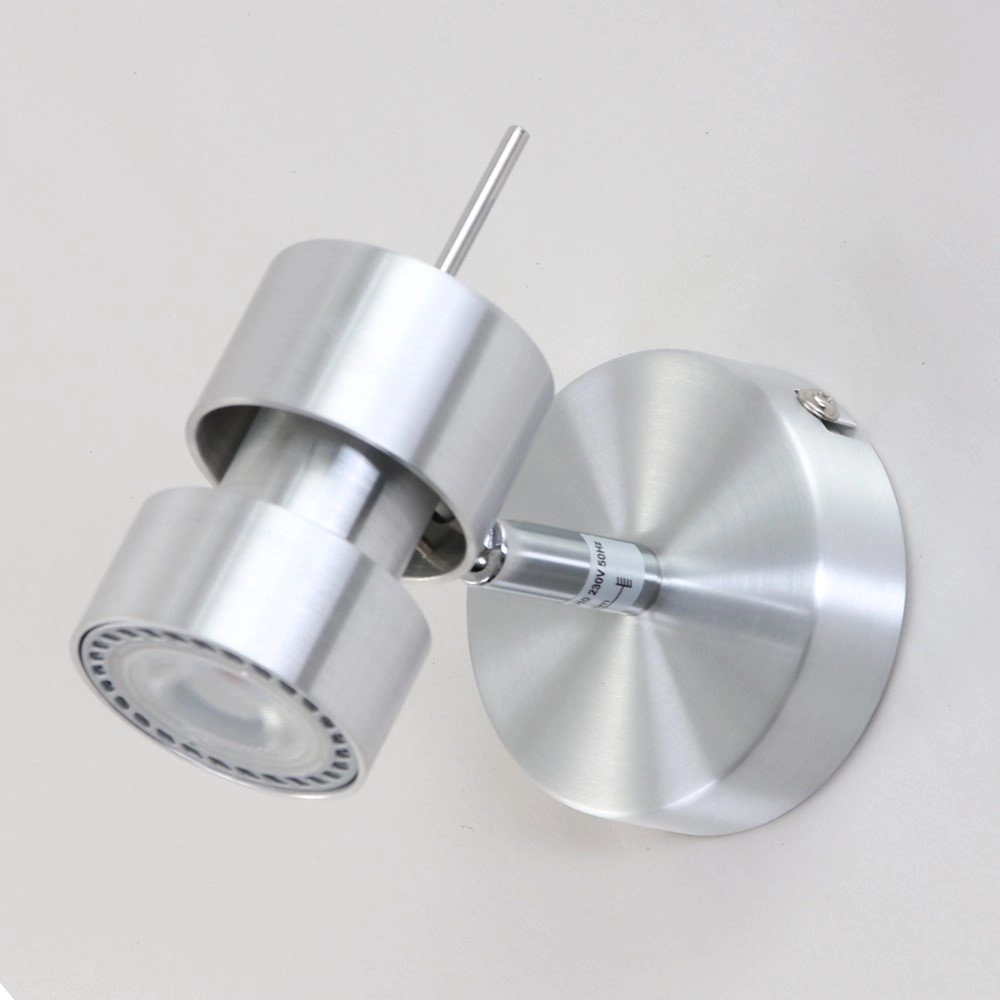 Spot mural LED Natasja Led gris métallisé Steinhauer 8712746111958