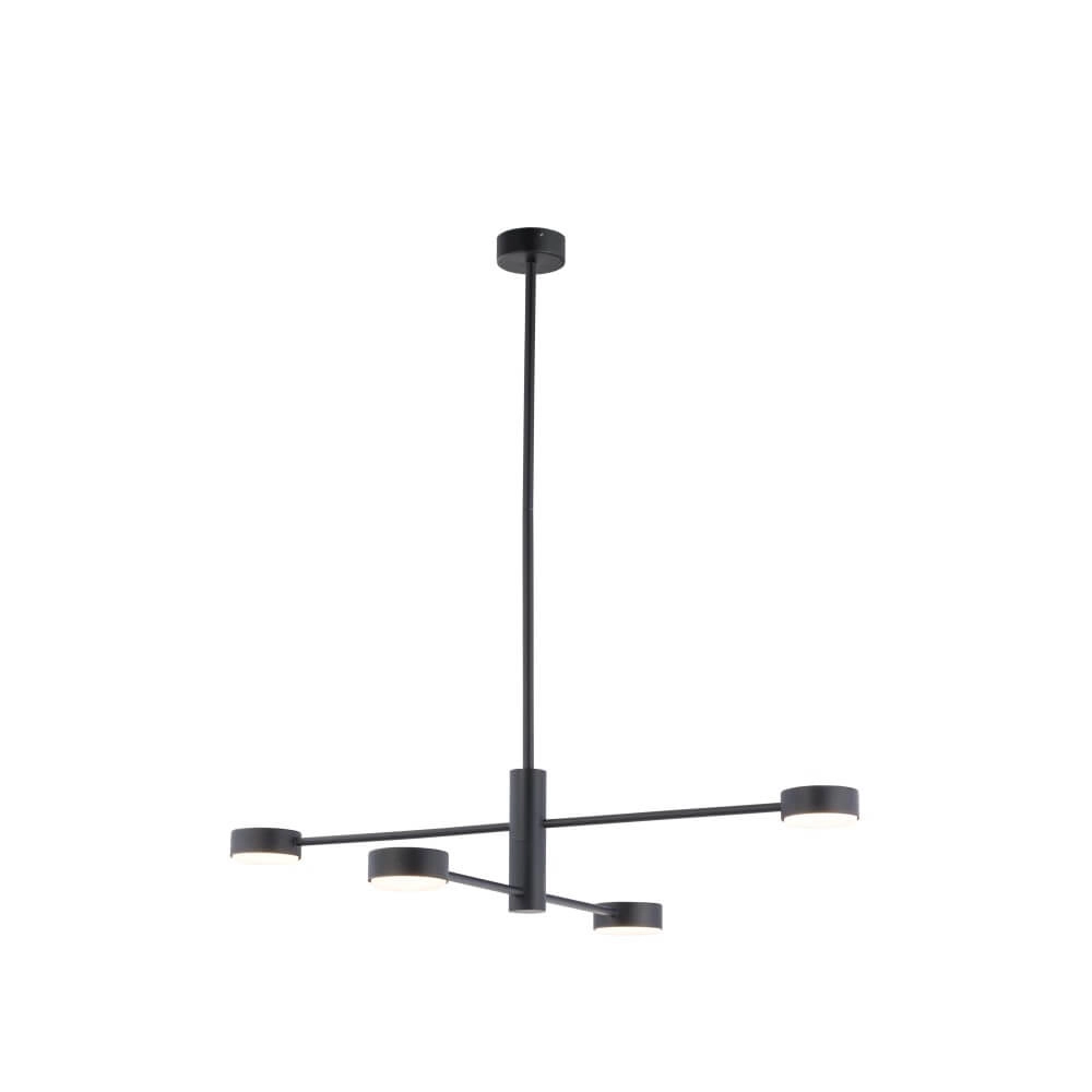 Lampe suspendue design Orbit 4 lumières