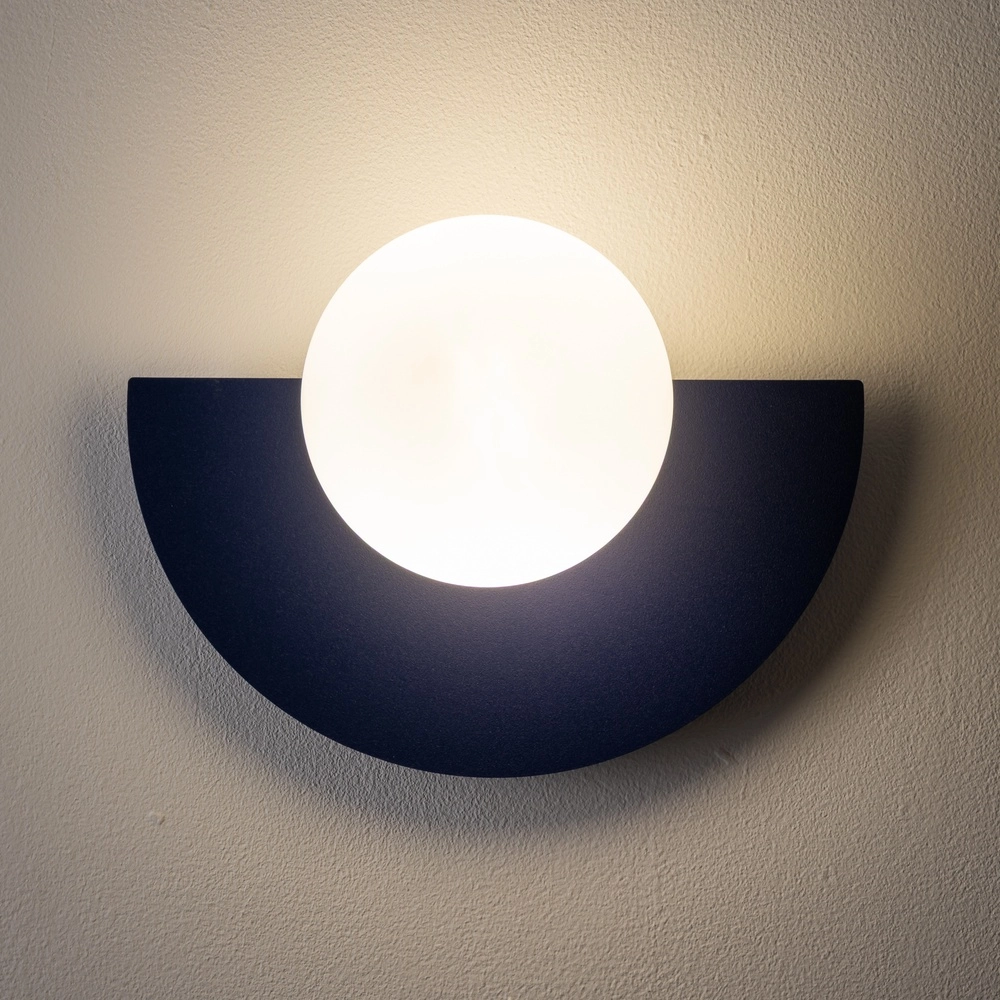 Demi-lampe murale Saturn Bleu marine Lyora 5903139126014