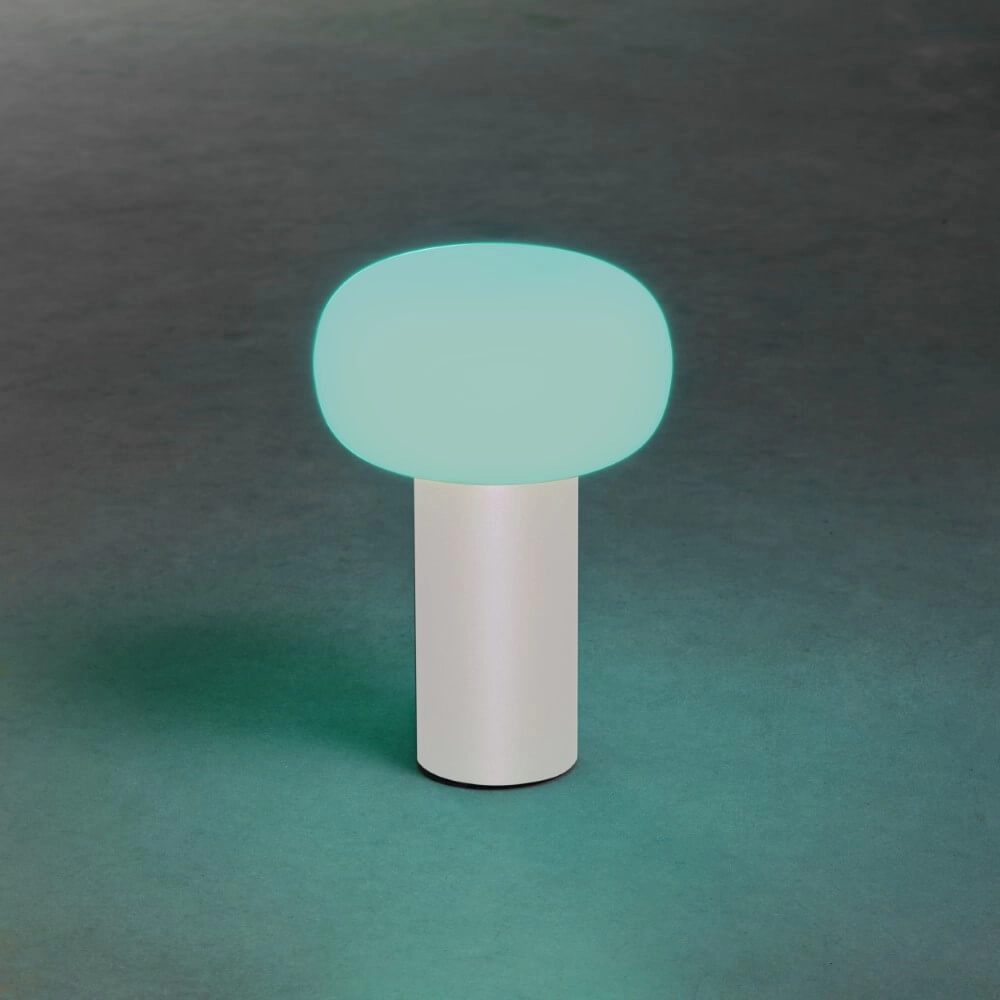 Lampe de table rechargeable Antibes blanc KonstSmide 7318308262529