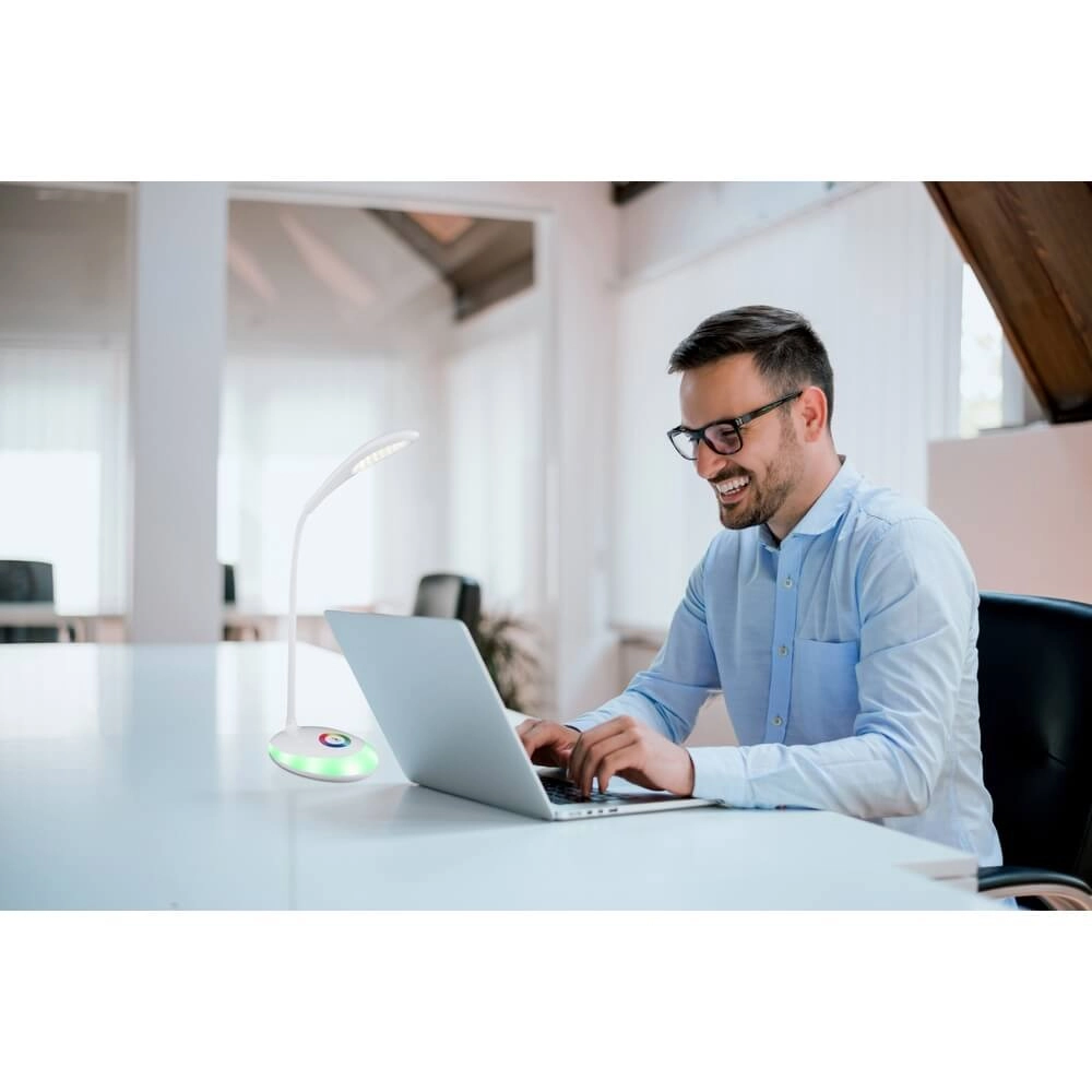 Lampe de bureau Minea blanc Globo 9007371334360