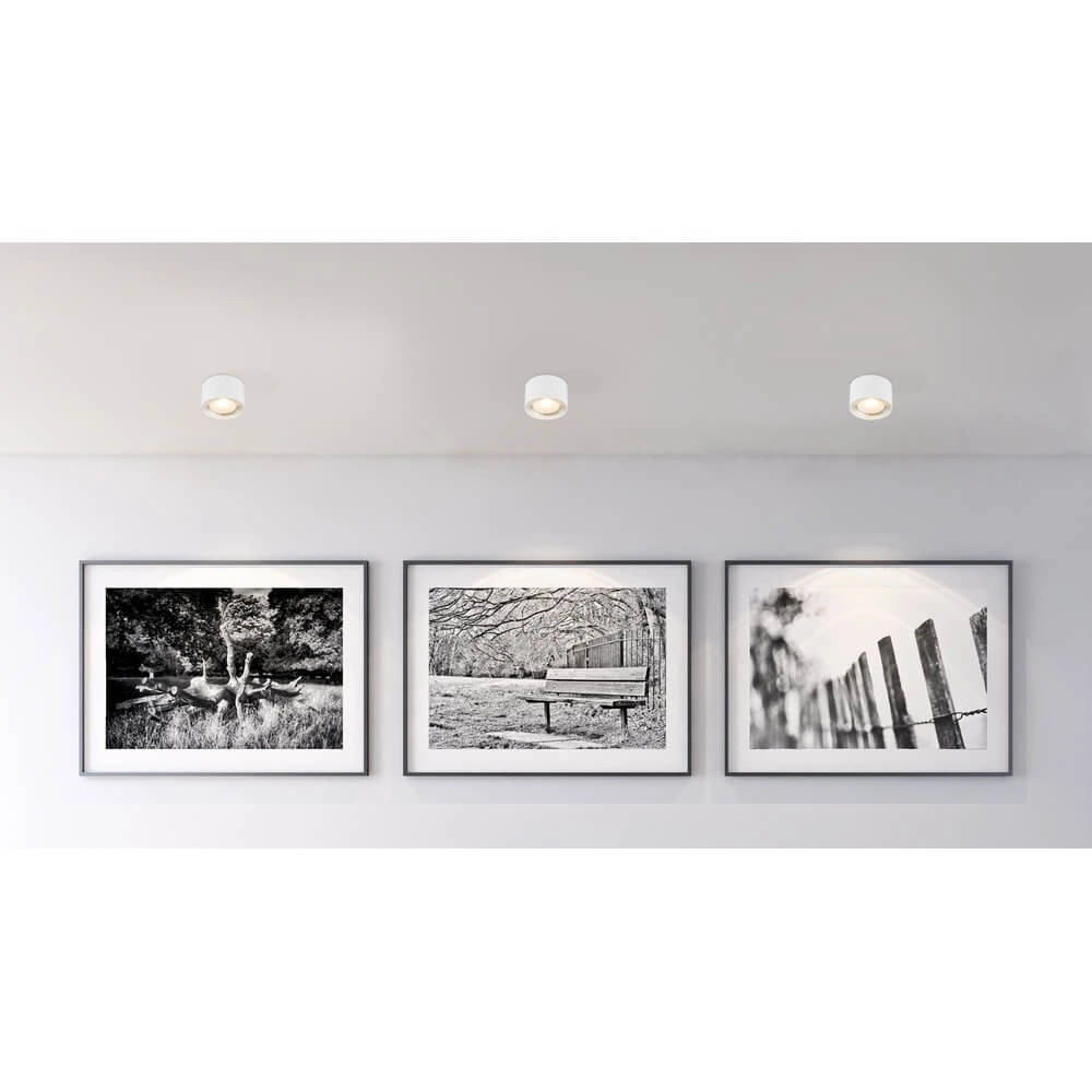 Plafonnier Serena Ø 11,3cm blanc Globo 9007371363810