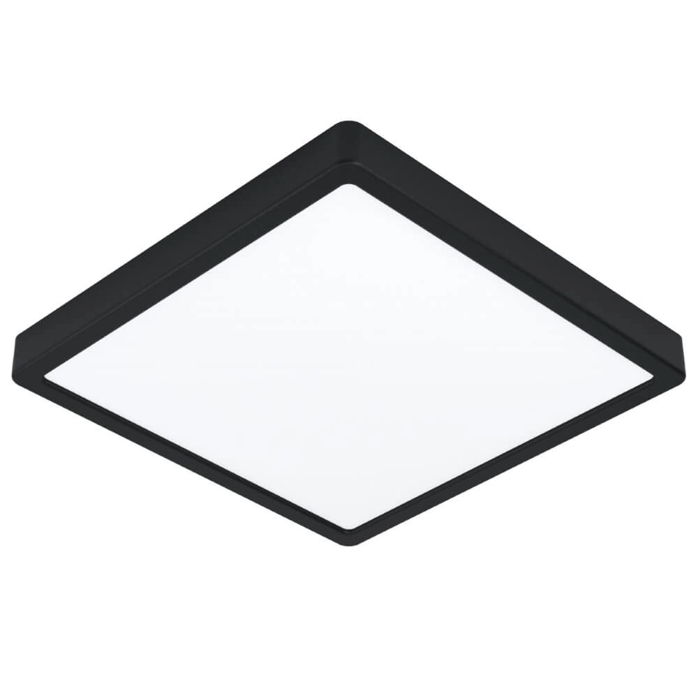 Plafonnier Zigbee Fueva-Z 28,5x28,5cm noir Eglo 9002759988548