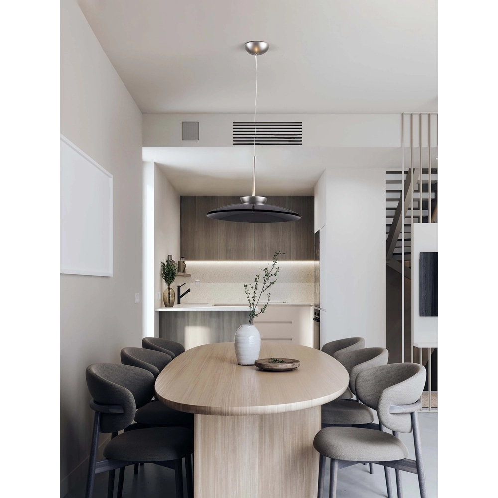 Suspension Esti verre marron Ø 50cm Lyora 5212017461841