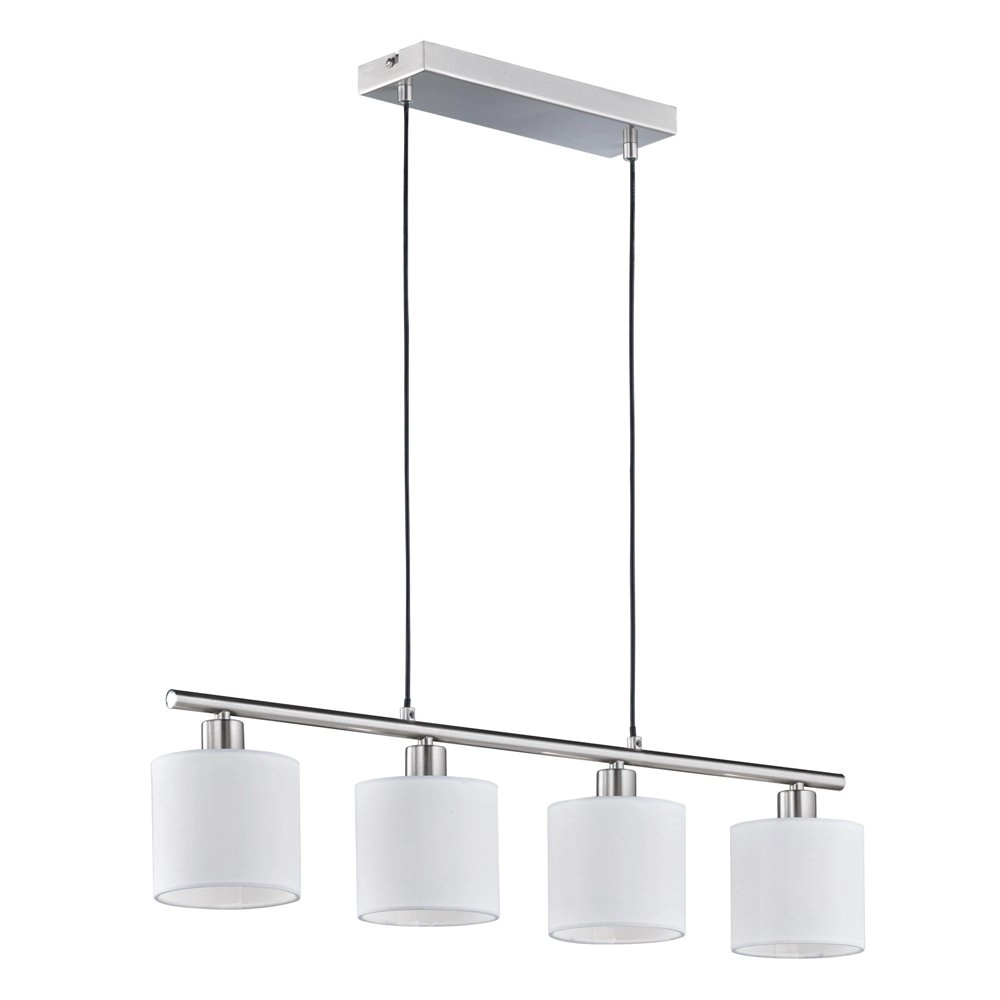 Lampe suspendue salle à manger Tommy 4 gris clair Lampe suspendue salle à manger Tommy 4 gris clair