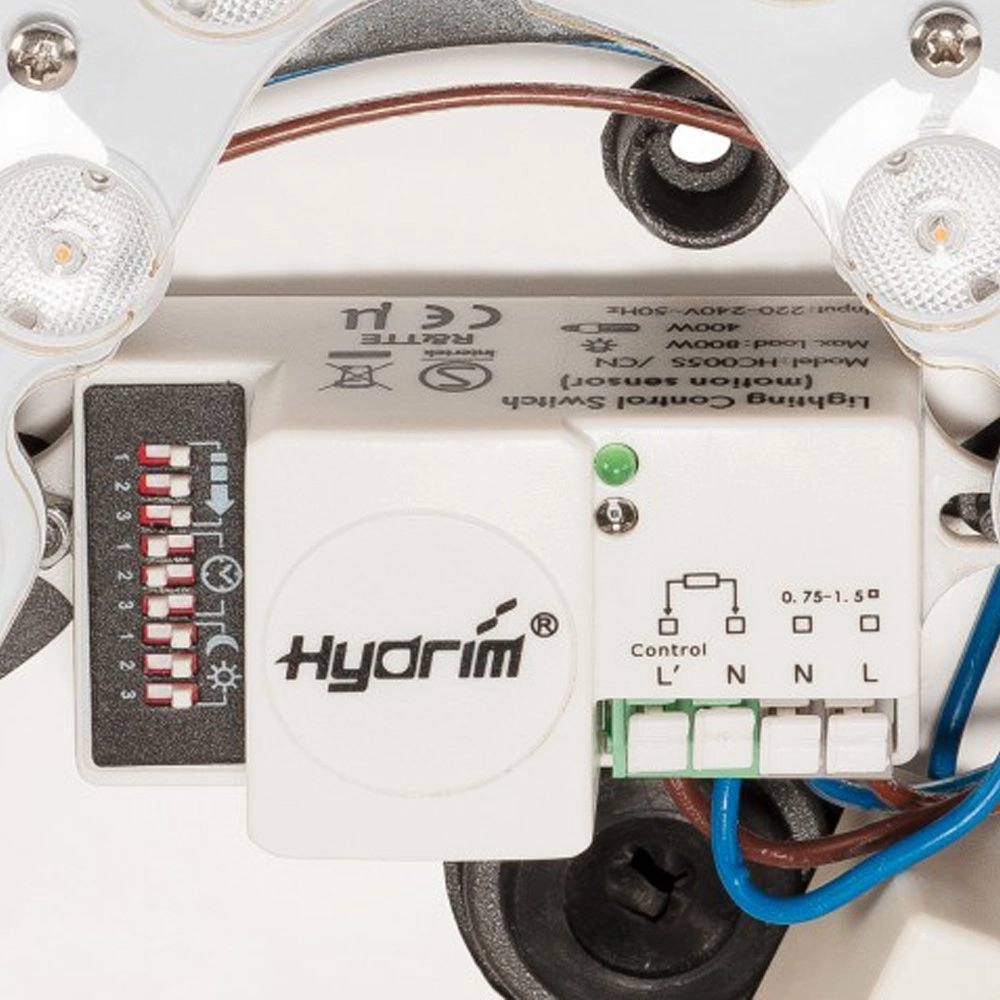 LED lampe d'extérieur Ainos avec capteur de mouvement SLV 4024163167208