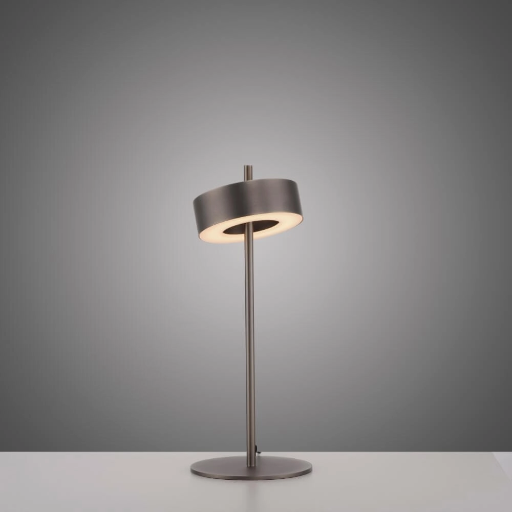 Lampe de table marron Q-Rotate conception Paul Neuhaus 4012248383216