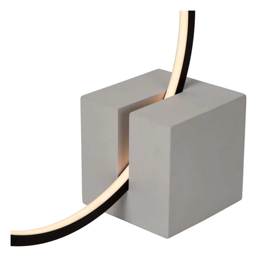 Lampe de table noire Cirkelis rond Ø 32cm Lucide 5411212051677