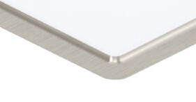 Plafonnier carré Fueva 5 21 cm en acier inoxydable Eglo 9002759992415