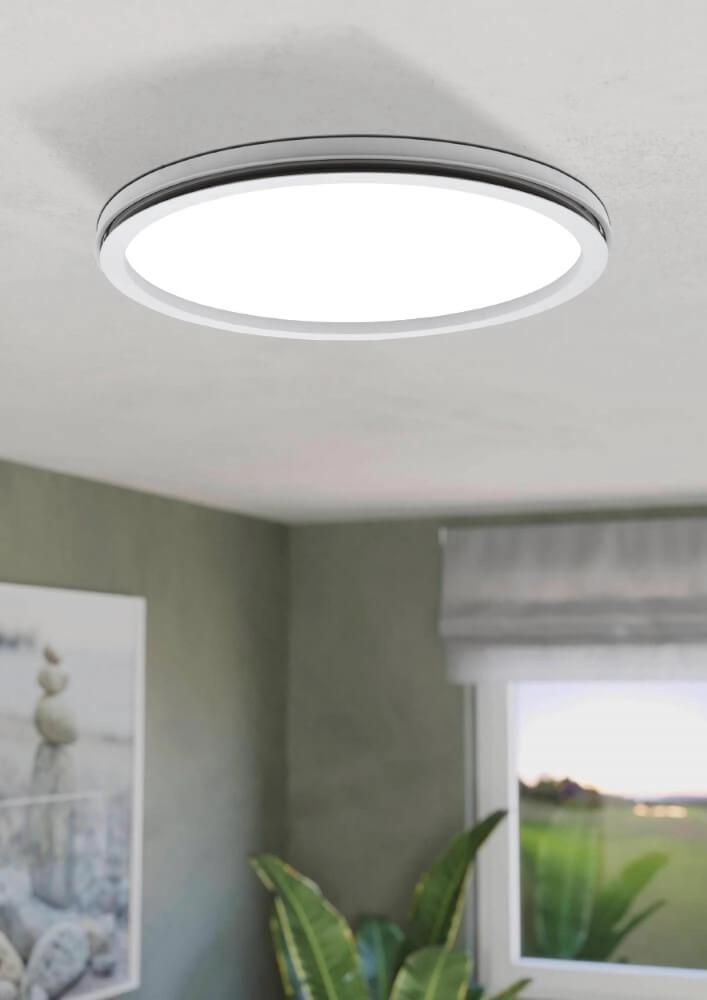 Plafonnier LED Lazaras rond Ø 45cm Eglo 9002759998417