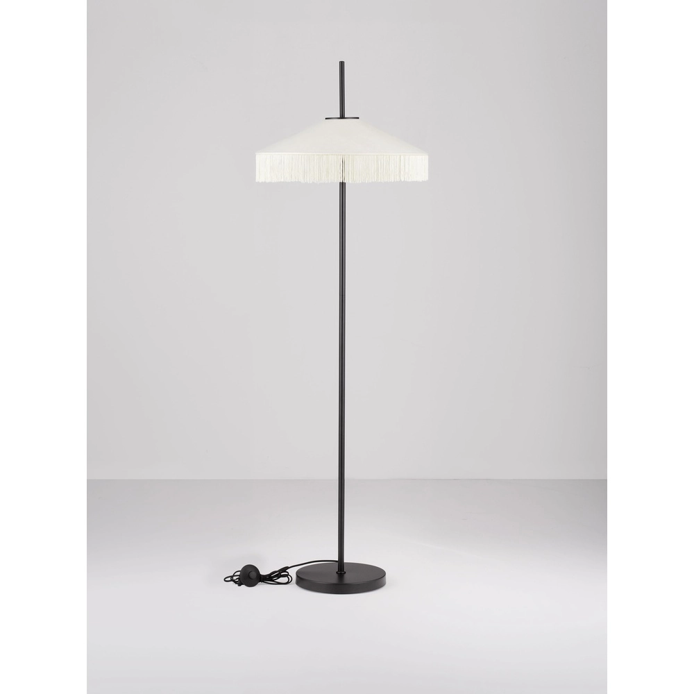 Lampe sur pied Tiffany Velvy beige Lyora 5212017493828