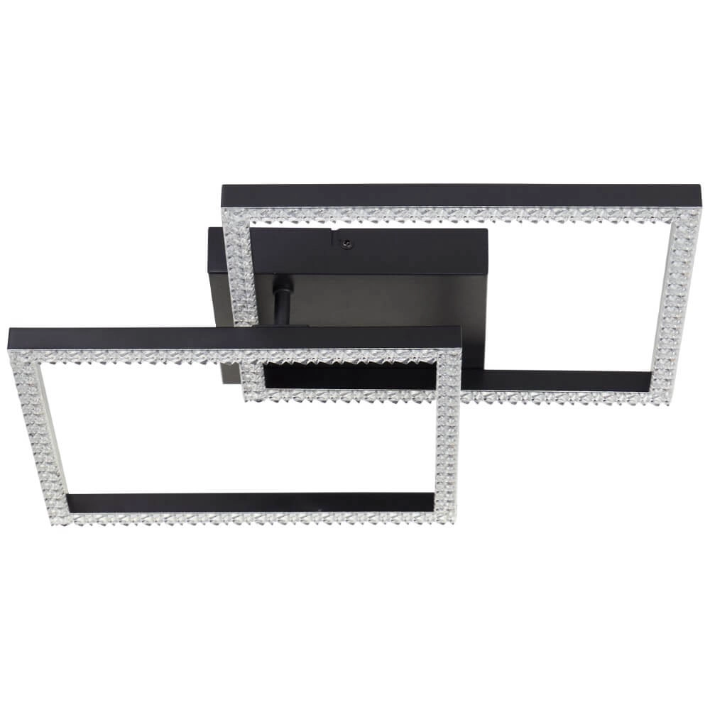 Plafonnier noir Ranni 1500lm Brilliant 4004353442131