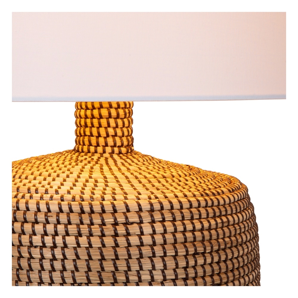 Lampe de table Ambala Ø 45 cm - herbiers bruns Premium by Lucide 5411212106117
