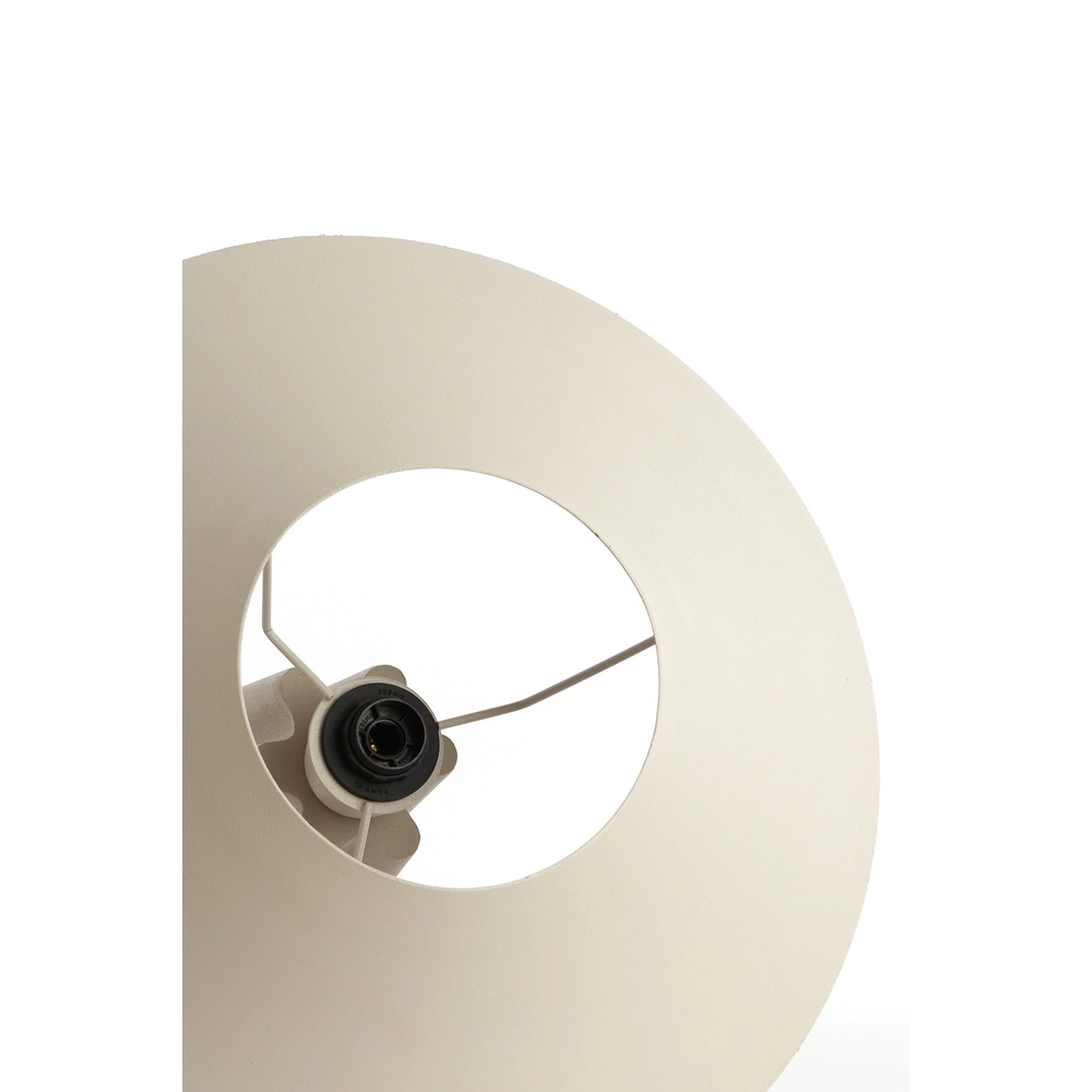 Lampe de table en sable Cukai avec un capuchon métallique Light & Living 8717807742881