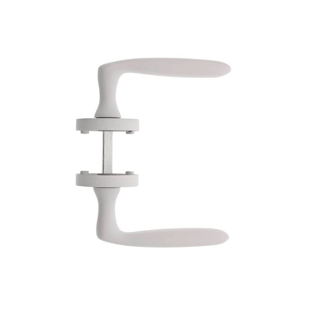 Poignée Bjorn Rosace ronde blanche Intersteel 8714186493984