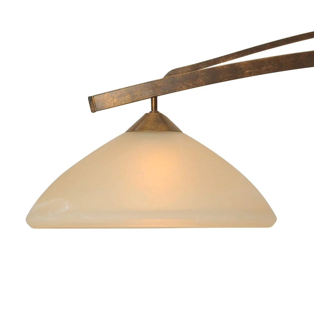 Lampe suspendue salle à manger Bolzano Brun bronze à 3 lumières Masterlight 8718121008356