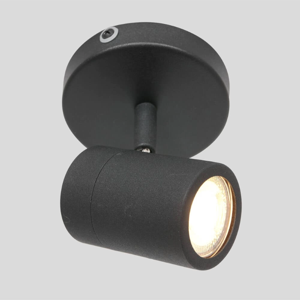 Coin salle de bain Upround LED noir Steinhauer 8712746133479