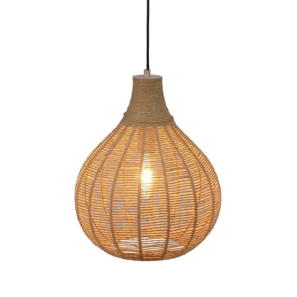 Lampe suspendue en rotin Janne Ø 35 cm Trio 4017807629293