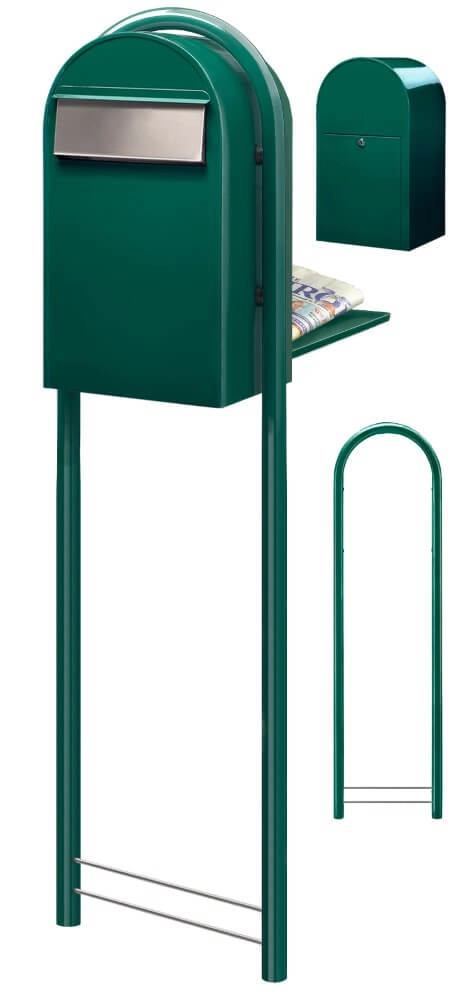 Boites aux lettres Grande B 6005 i Vert foncé Bobi 6417237034250