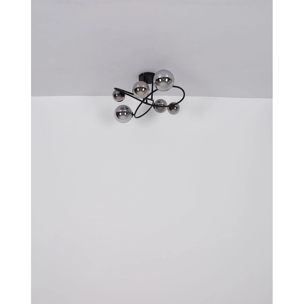 Lampe de plafond noire Riha Conception Globo 9007371448807