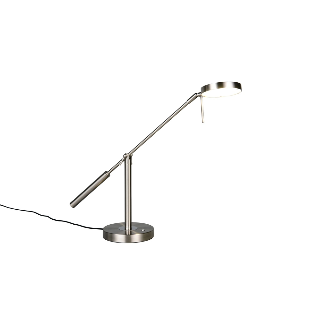 Lampe de bureau Monza nickel Trio 4017807693263
