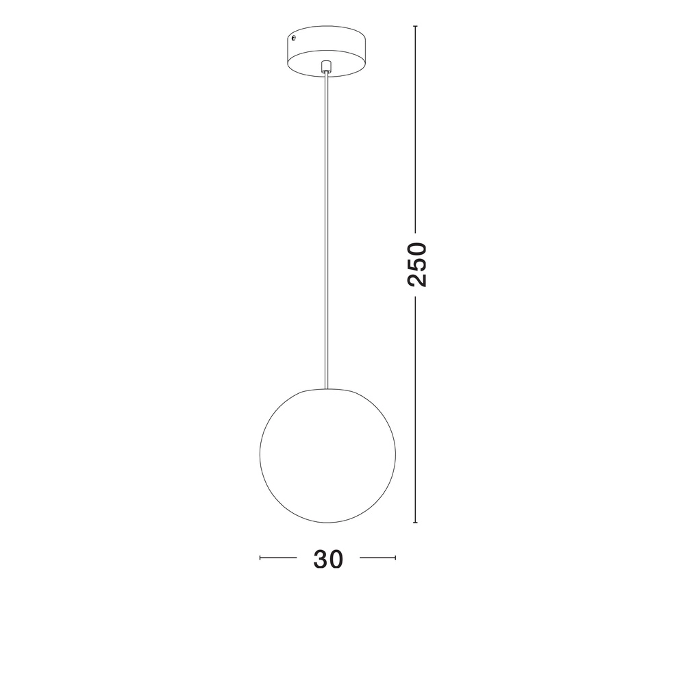 Suspension Moon Ø 30cm Lyora 5212017454553