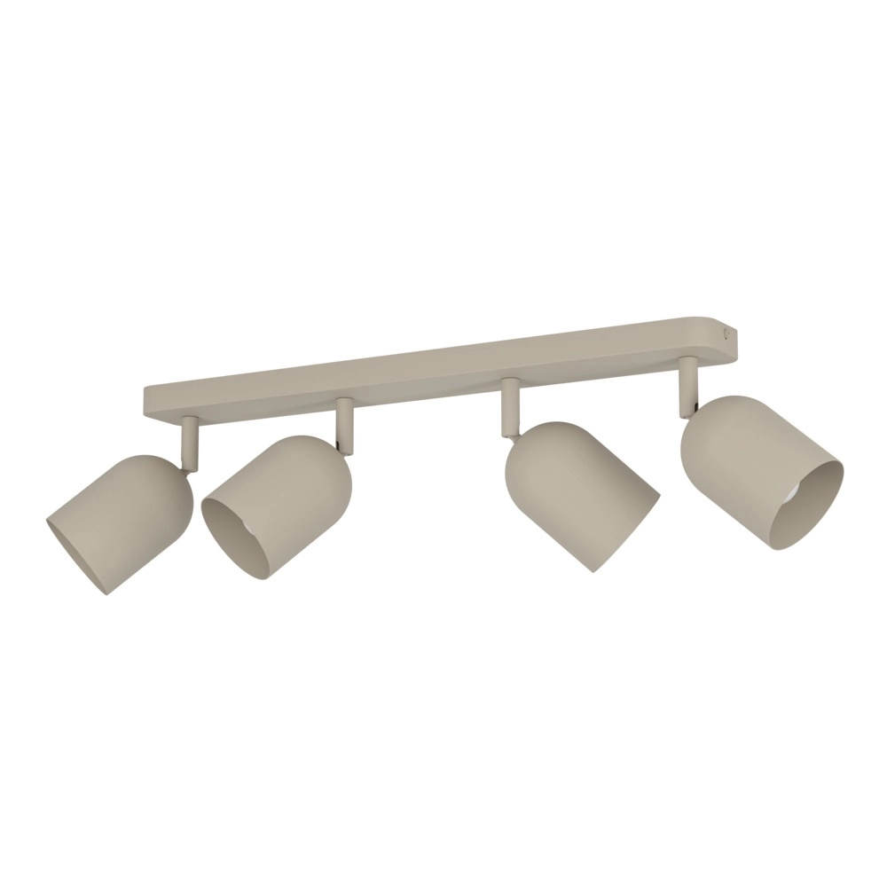 Spot de plafond design Tilston 4-brun sable clair