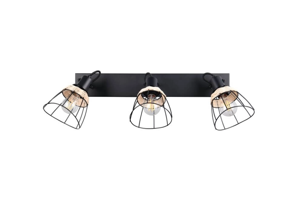 Plafonnier noir Jerome Design 4-lumière Trio 4017807637717