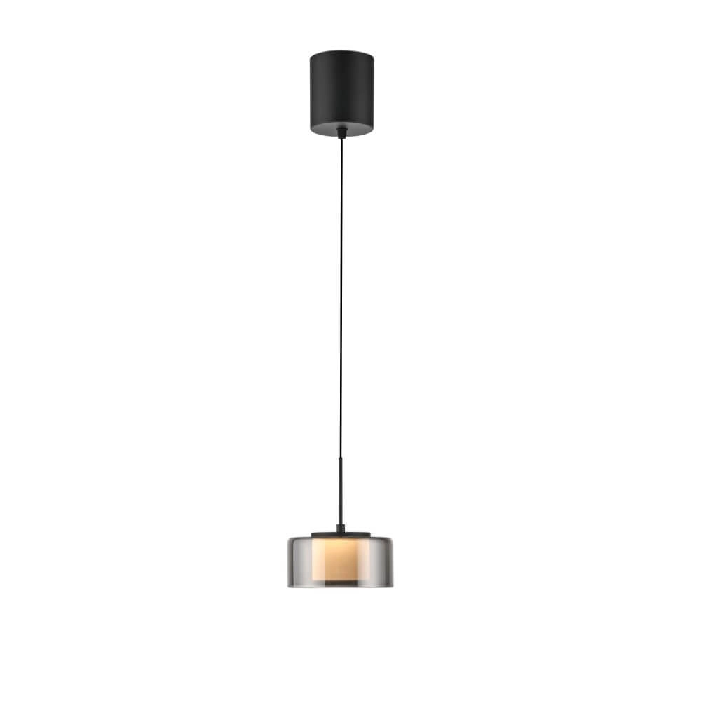 Lampe suspendue noire Rika moderne
