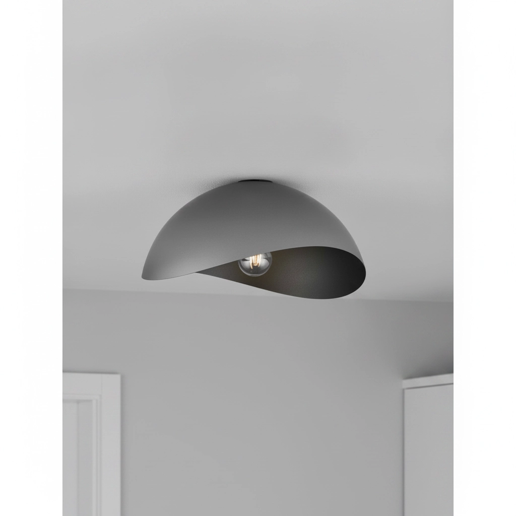 Plafonnier Opsi noir Ø 40cm