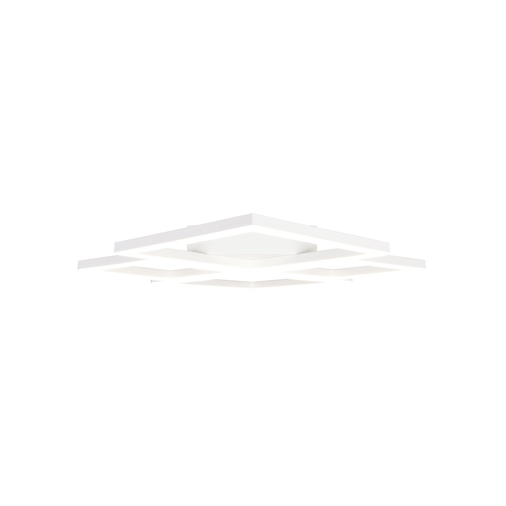 Lampe de plafond moderne Quilo Blanc carré Trio 4017807704235