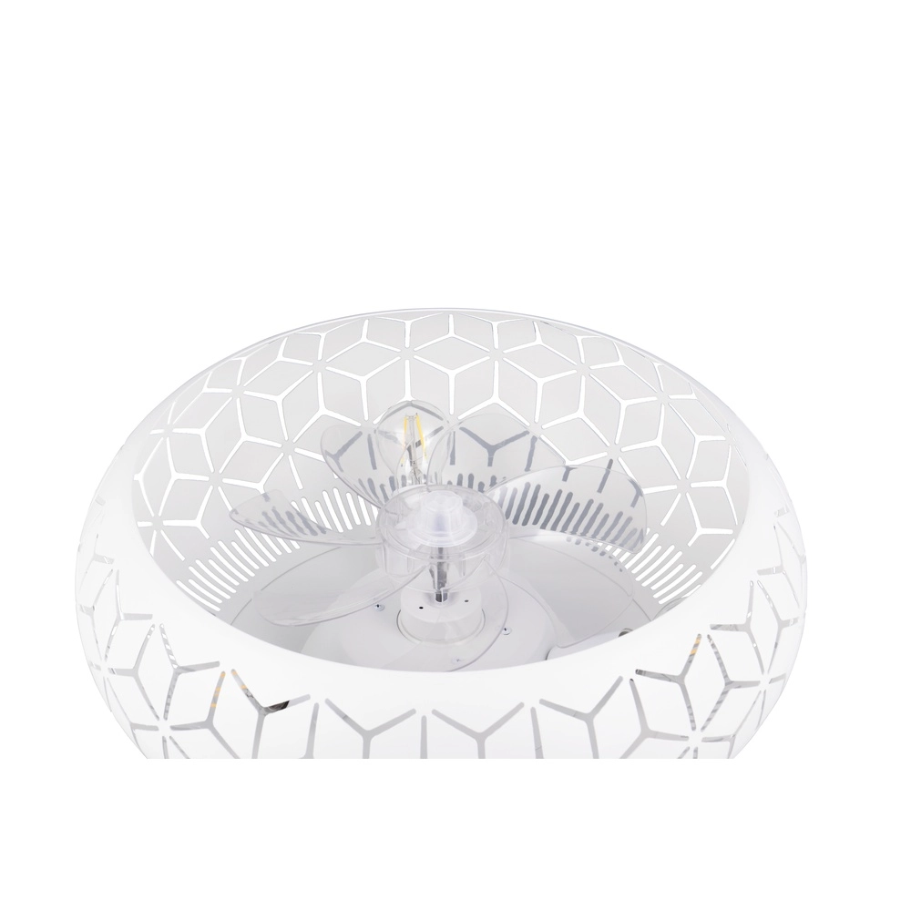 Ventilateur de plafond blanc Bidar excl 3x E27 Trio 4017807643978