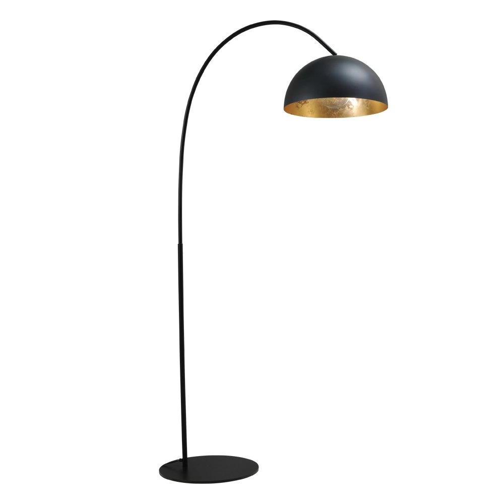 Lampadaire Industria 186 bronze à canon avec de l'or