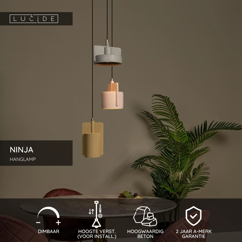 Lampe pendante de conception Ninja Plusieurs couleurs Lucide 5411212441799