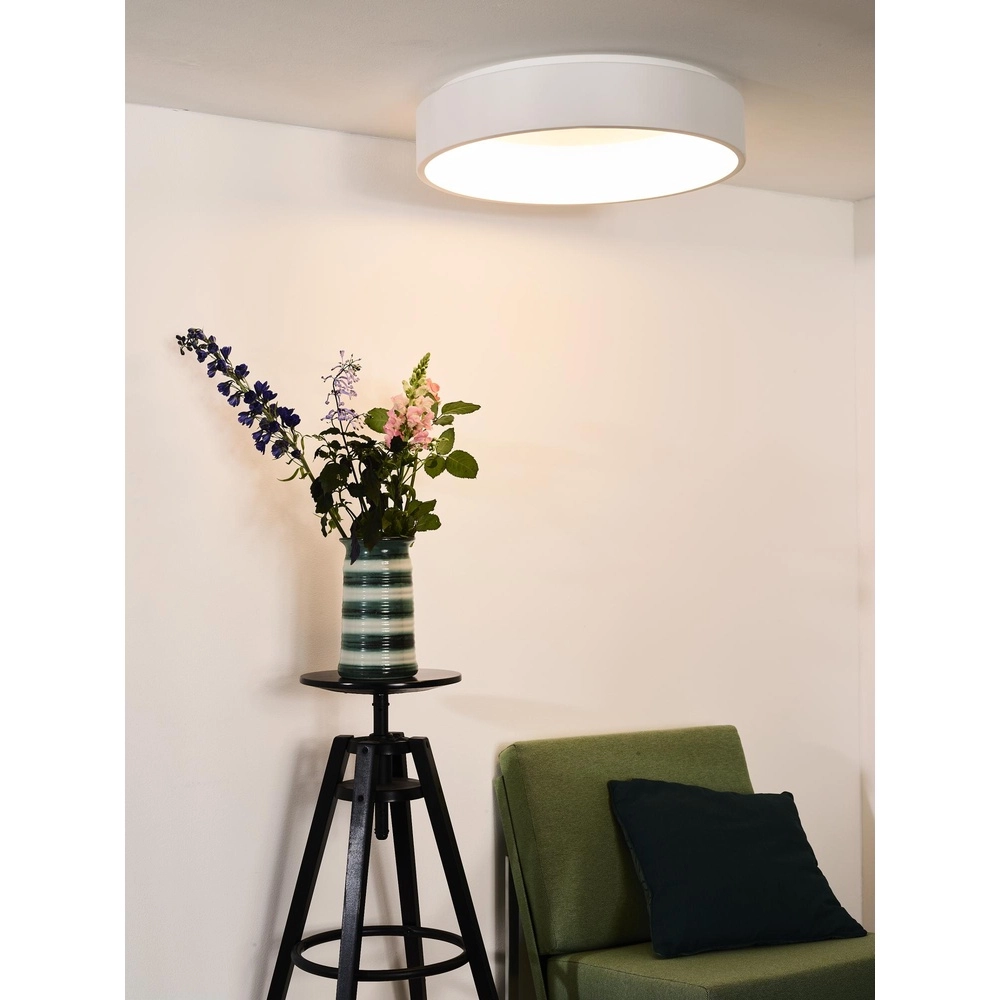 Éclairage de plafond Talowe Led Ø 60 cm de blanc Lucide 5411212460653