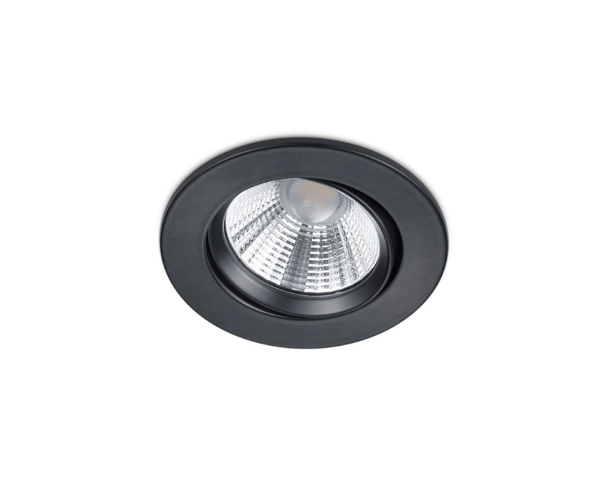 Spot encastré LED Pamir Round 5,5w - 3000K - 8,5cm noir Spot encastré LED Pamir Round 5,5w - 3000K - 8,5cm noir