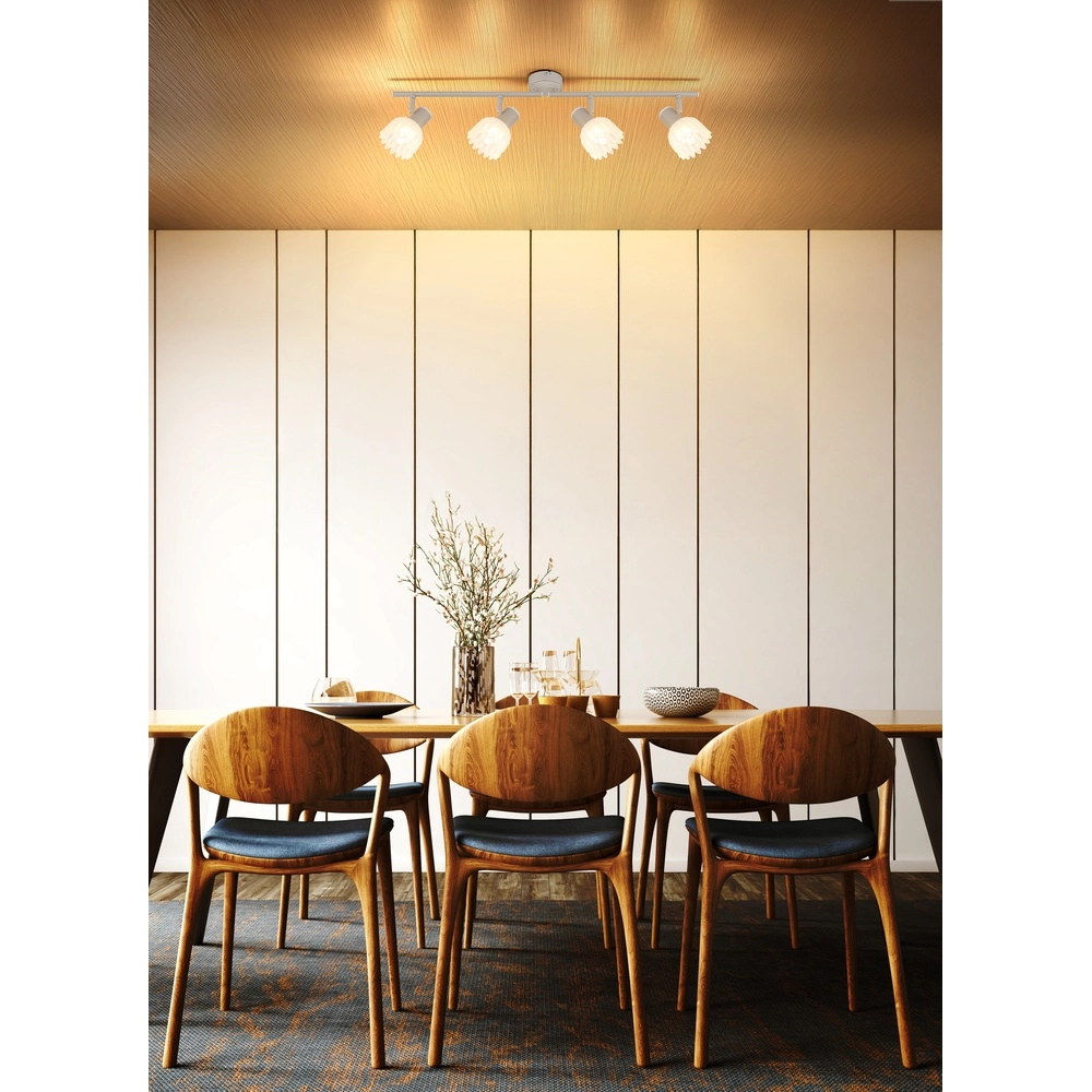 Spot de plafond 4 lumières Planta brun sable Globo 9007371575930
