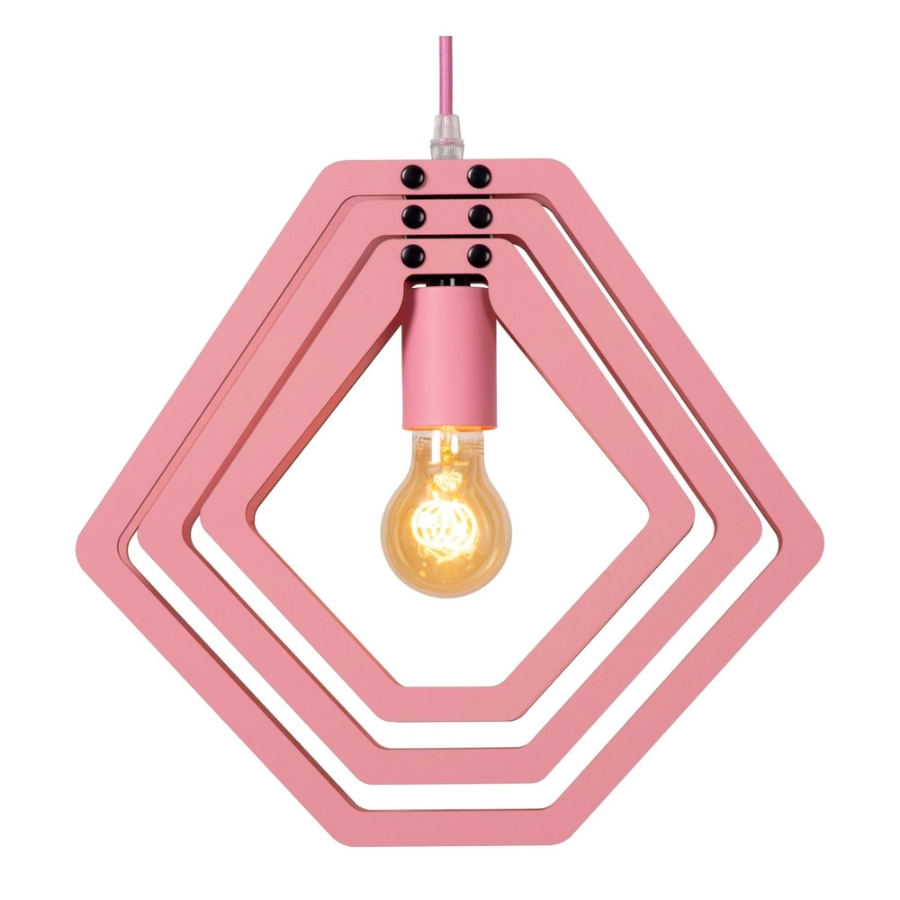 Lampe suspendue pour la chambre des enfants Mauro rose