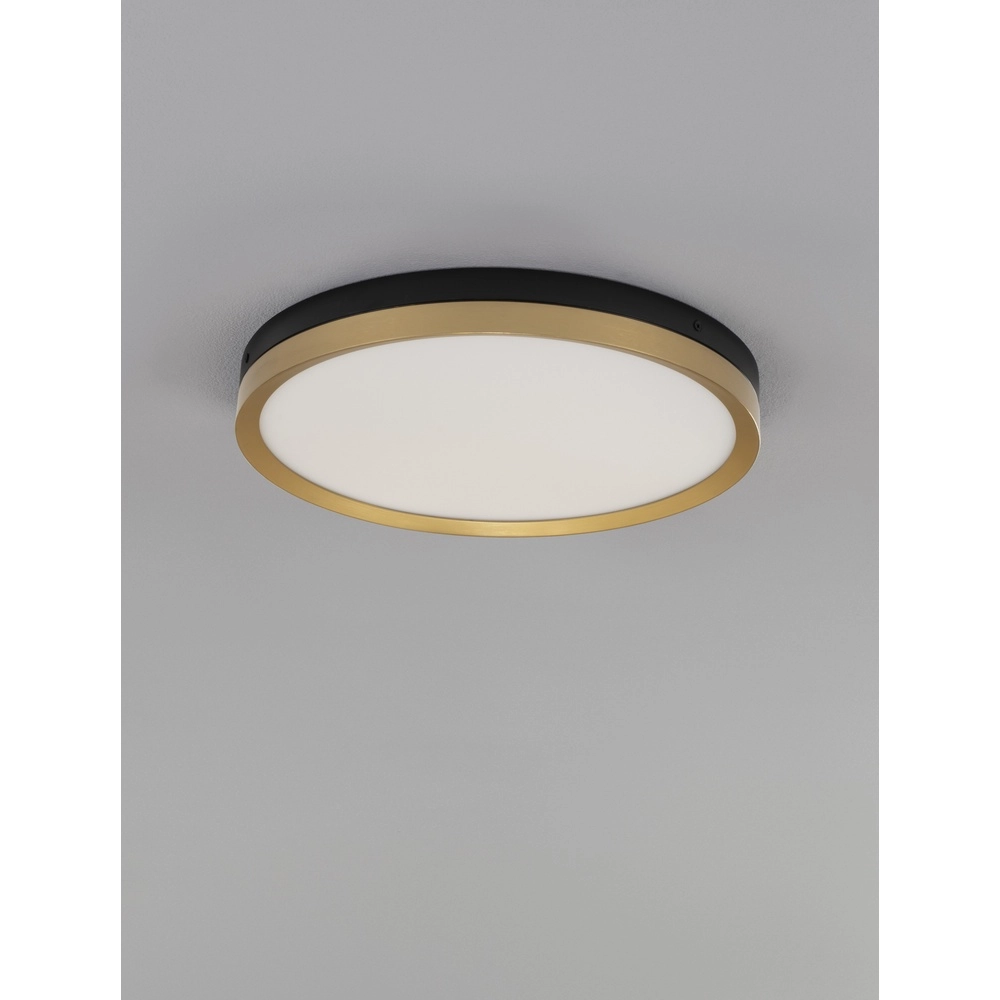 Plafonnier Cantria noir avec or Ø 40cm Plafonnier Cantria noir avec or Ø 40cm