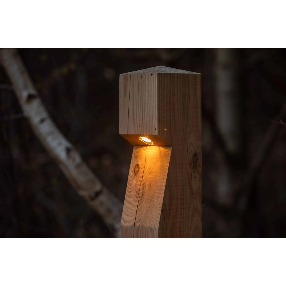 Éclairage de chemin en bois Eye 100 Douglas - 10x10x90cm - PH03 - 2700K Timberlab 8716803513778