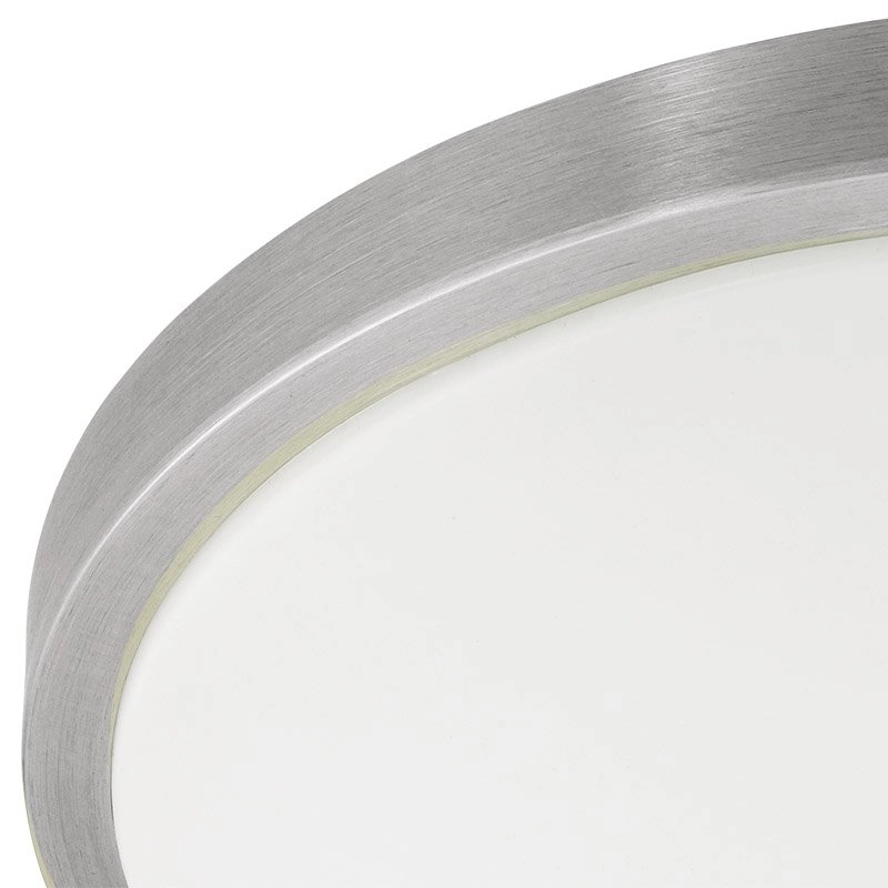 LED plafonnier Competa 1 Round 24w - 3000K - 43cm gris métal Eglo 9002759960346