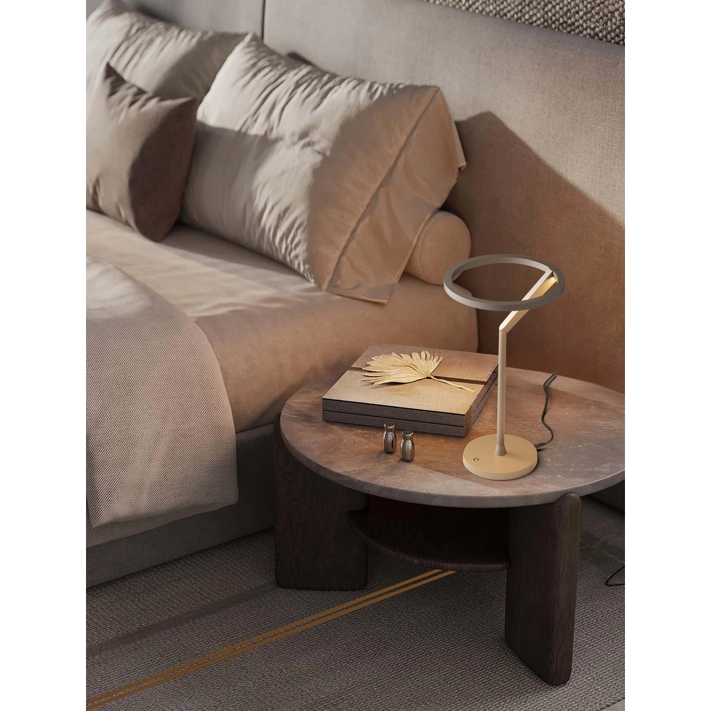 Lampe de table design Tilia Brun moka Lyora 5212017461971