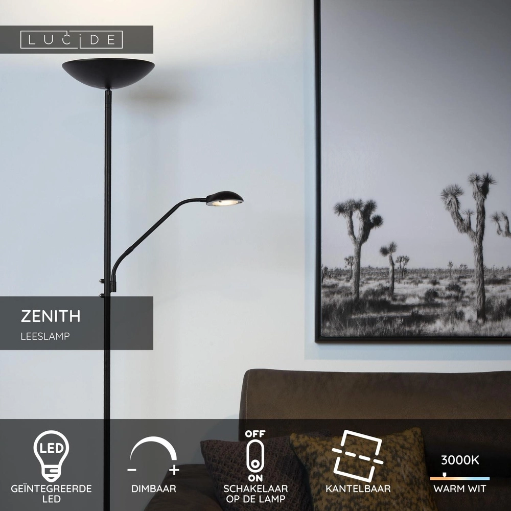 Lampe de lecture Zenith Blanc Lucide 5411212193896