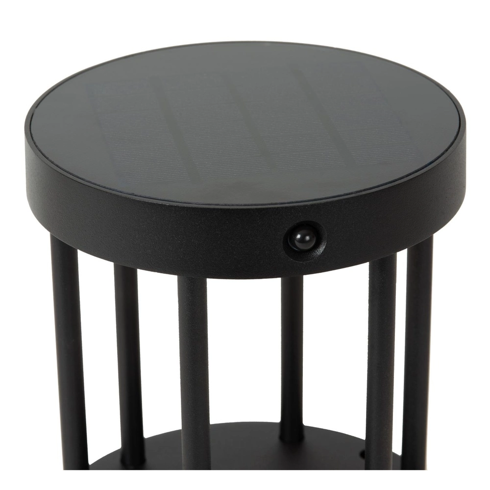 Lampe solaire sur piédestal Jackson 18 cm noir Lucide 5411212152060