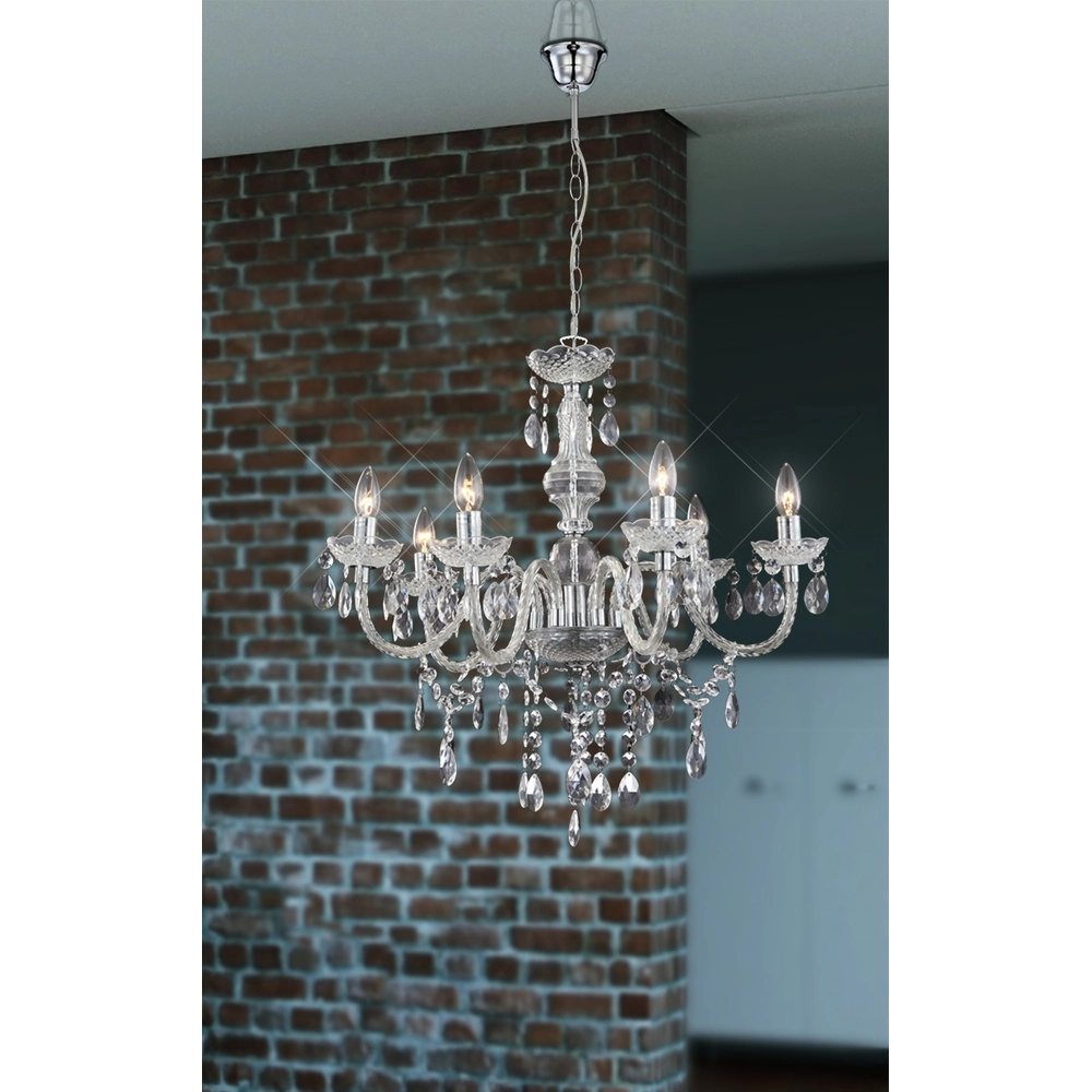 Chandelier Cuimbra I Chrome Globo 9007371182763