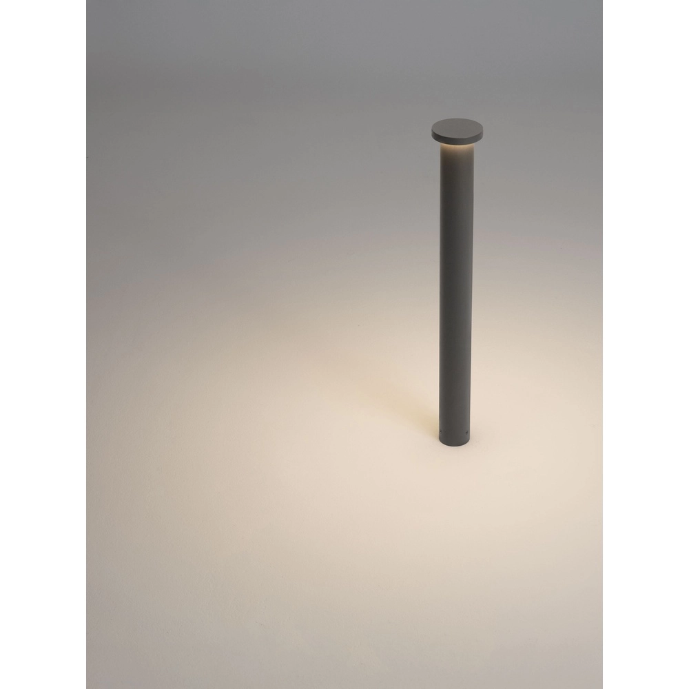 Éclairage de chemin moderne Bast gris foncé 65cm - 2700K Lyora 5212017497635