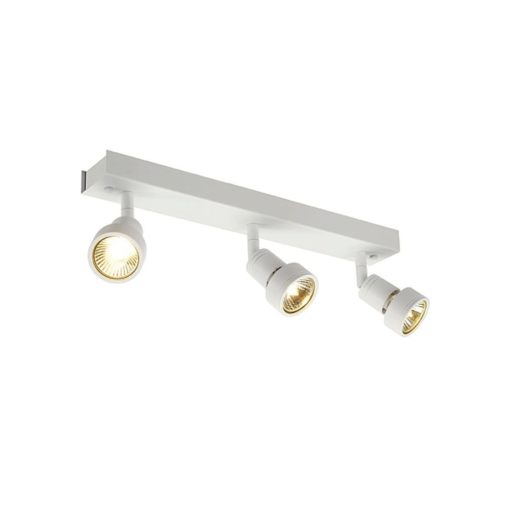 Spot de plafond Puri 3 3 lumières blanc