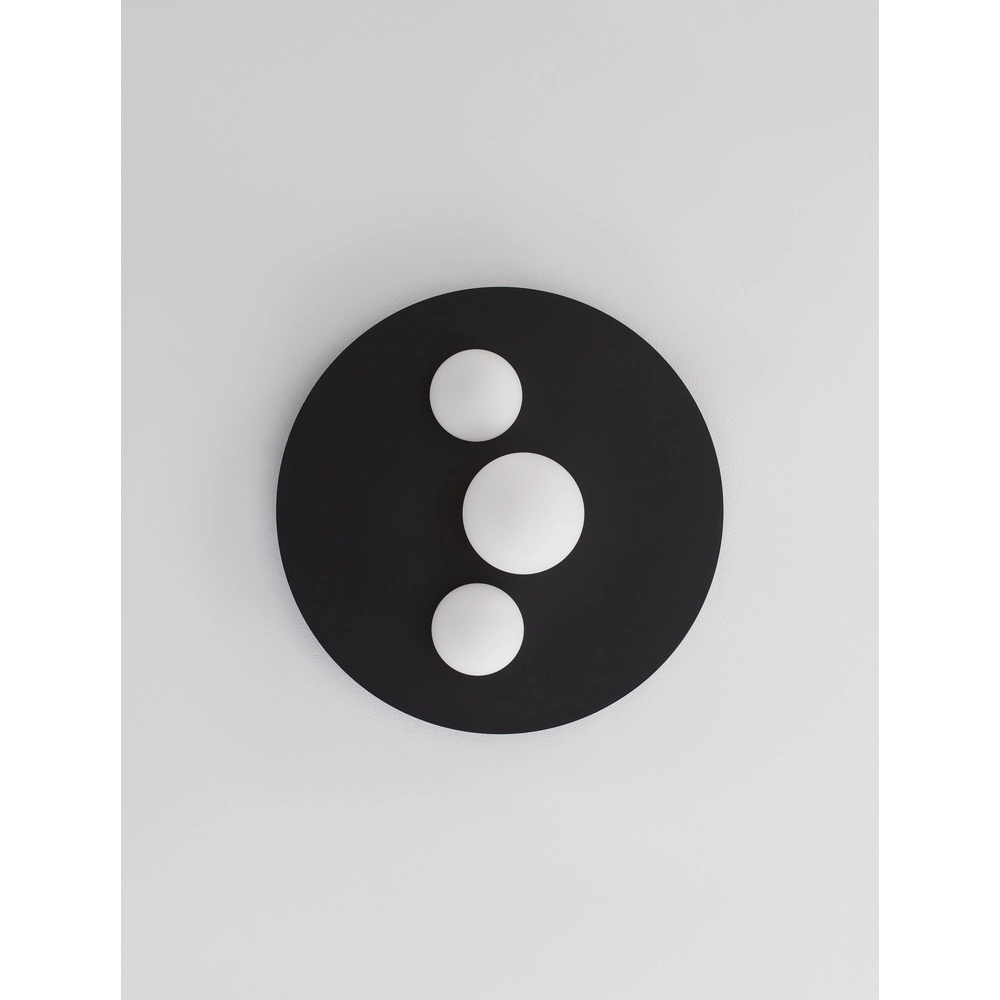 Plafonnier design Velna noir Ø 49,5cm Lyora 5212017440235
