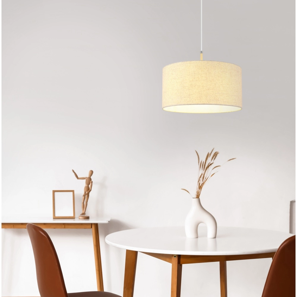 Suspension Deleon brun sable Ø 40cm Globo 9007371575909