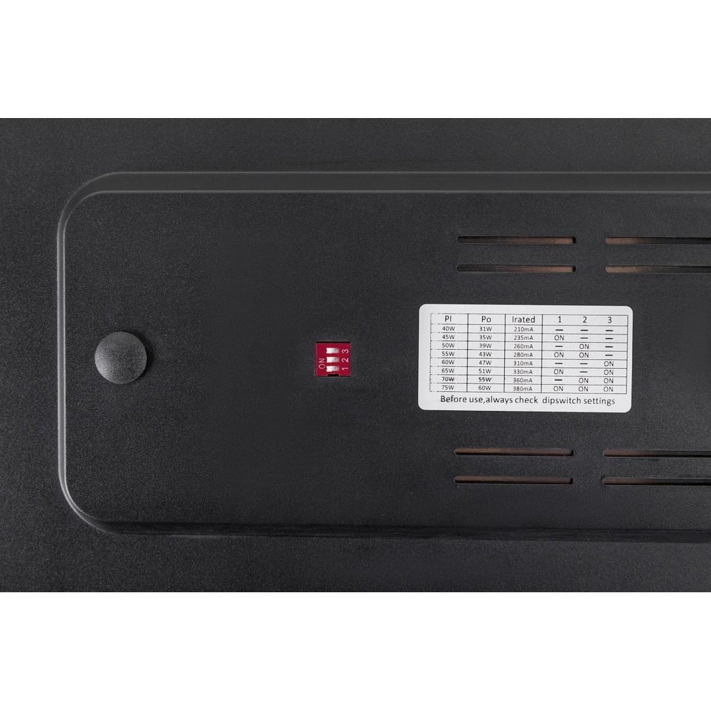 Fixation sur rail Sight Panel Noir triphasé 3000K SLV 4024163305310